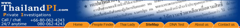 Thailand private investigation company in Bangkok